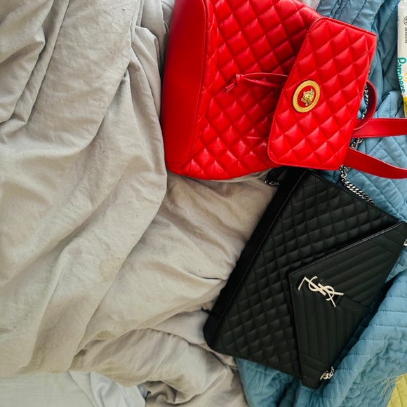 Versace red back pack main image 3